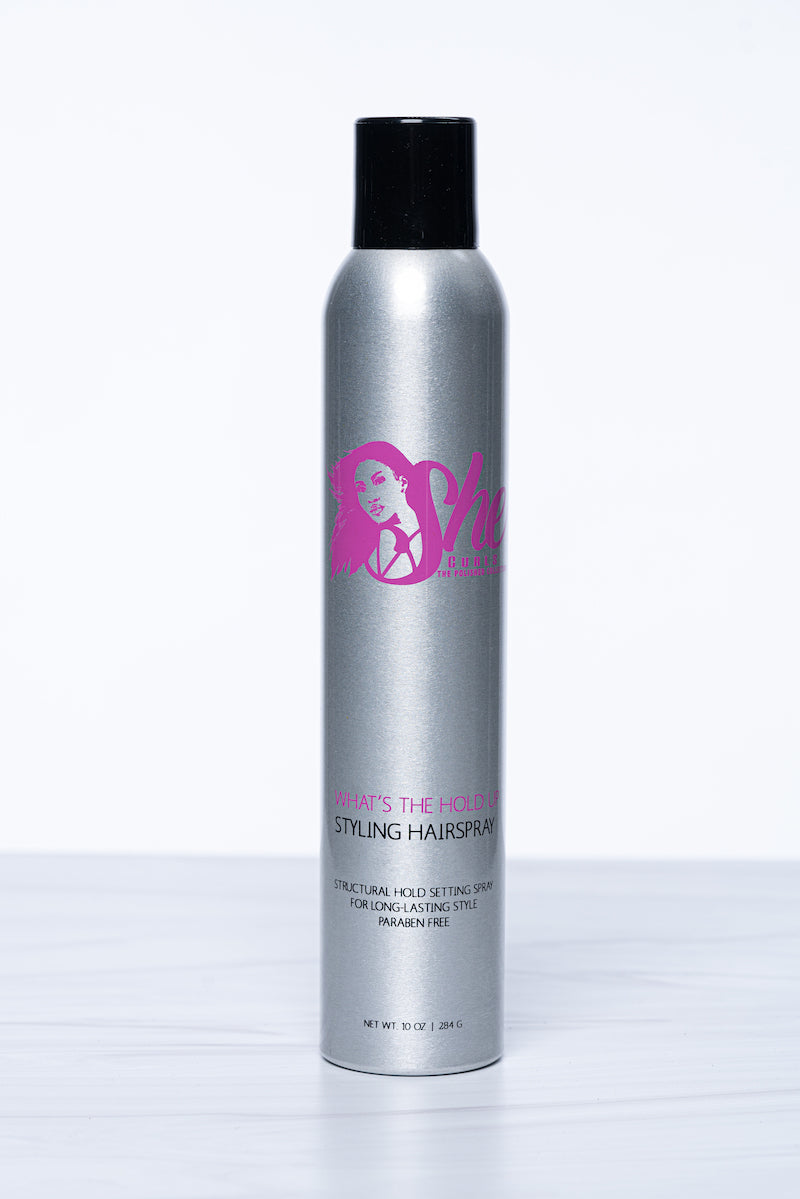 WHAT'S THE HOLD UP? MAX HOLDING SPRAY – She Curls